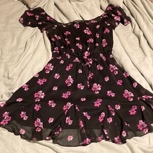 Floral Off-Shoulder Dress